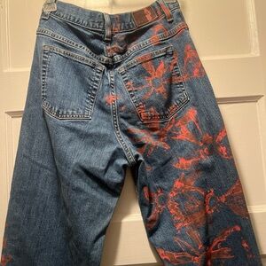 L.L. Bean Denim with Orange Accents